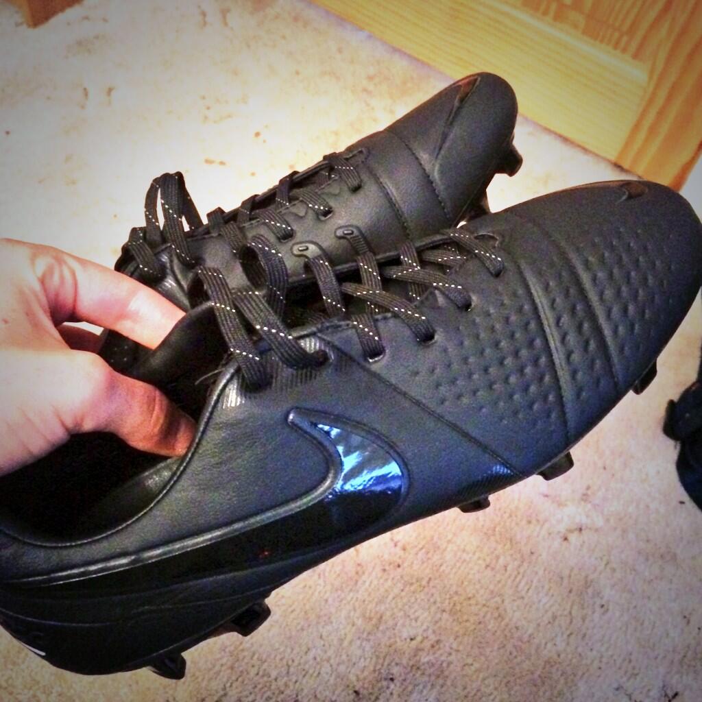 bronze football boots