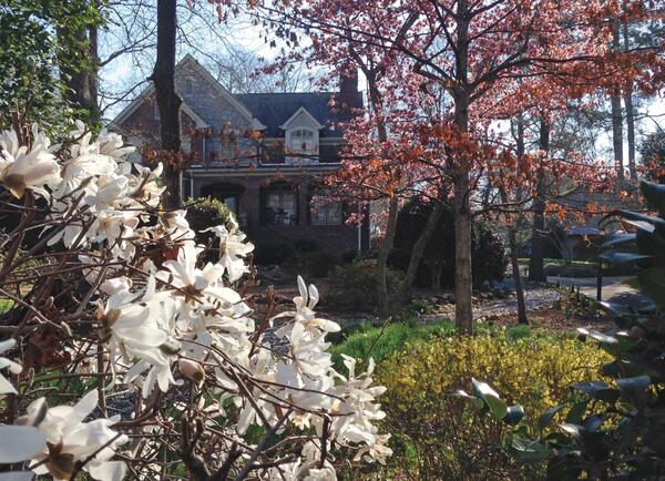 DecaturGardenTr's tweet image. Thanks to Pam Hughes, @HNRealtors for sponsoring garden no. 7, a landscape full of camellia, narcissus, iris &amp;amp; peony.