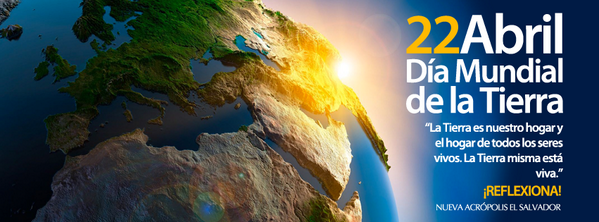 AcropolisSV's tweet image. &quot;La Tierra es nuestro hogar y el hogar de todos los seres vivos. La Tierra misma está viva&quot; #DiadelaTierra