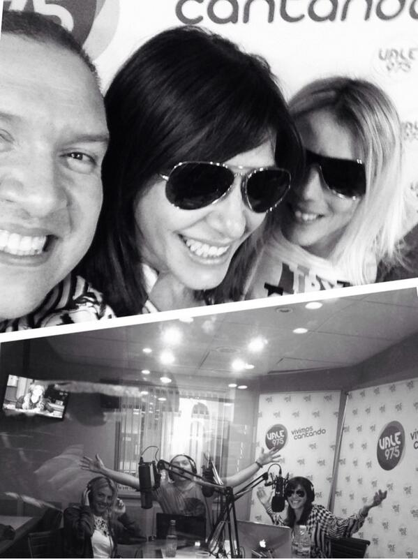 catherine_fulop's tweet photo. Pasó por #migentebella @vale975 nuestra #coachsaludable @veronicasegreto con mi pana @marcefoss http://t.co/paUNgSwlzt