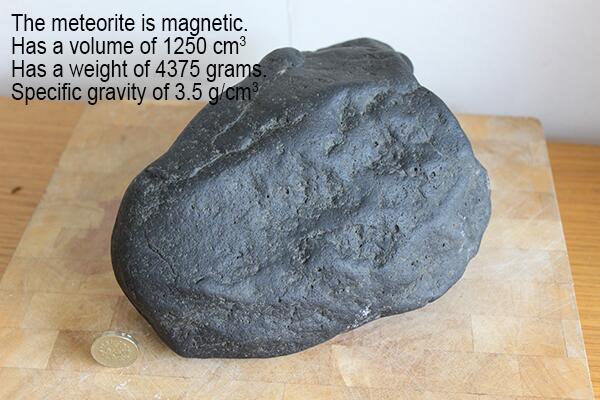 sci_fi_sci_fact's tweet photo. pic of the meteorite I found in Scotland, it's now the biggest one in my collection http://t.co/RnZ6RIkj7i