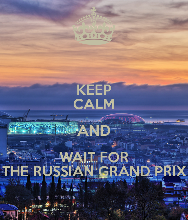 SochiAutodrom's tweet photo. Just keep calm #F1 #formulasochi #SochiGP #F1Sochi http://t.co/nMUe25CPFr