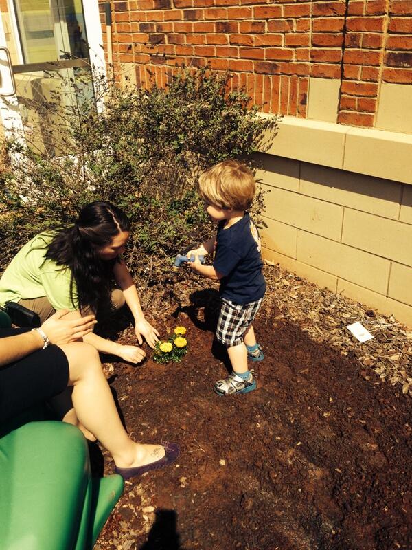 Had an awesome time planting marigolds @DPKHuntersville