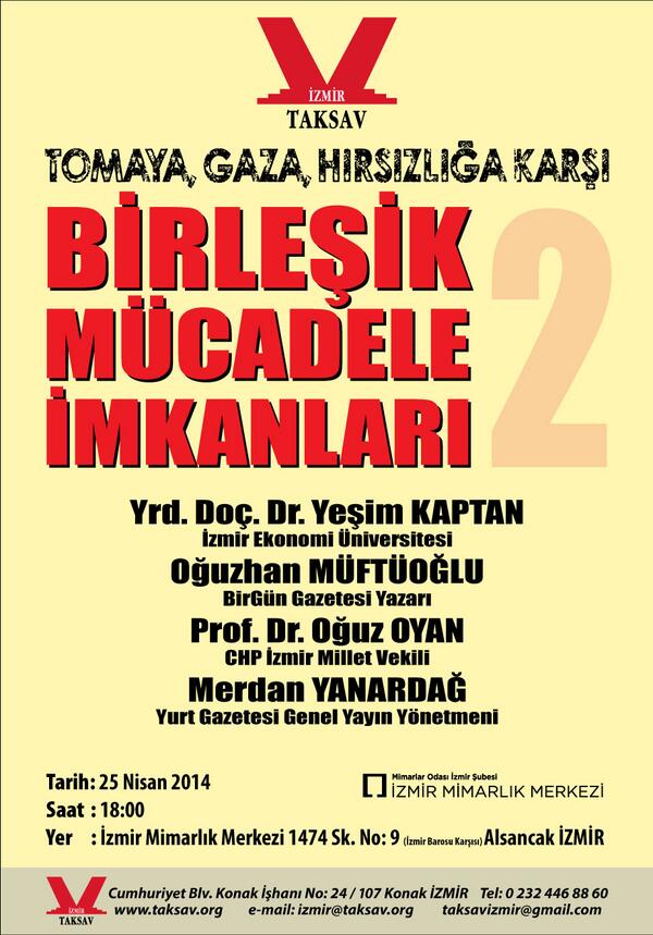 İZMİRMİMARLIKMERKEZİ (@zmrmmrlkmrkz) on Twitter photo 