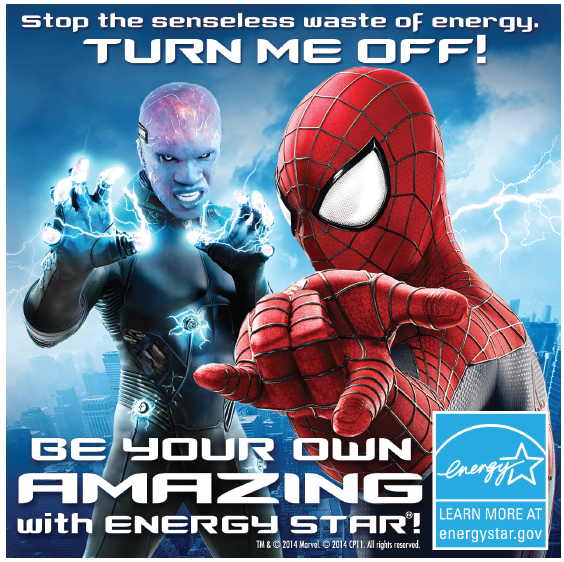 Be your own amazing w EnergyStar! Help Spider-Man fight Electro join the #ENERGYSTARChat Twitter Party <a href="/EDFEnergyEX/">EDF Energy Transition</a>