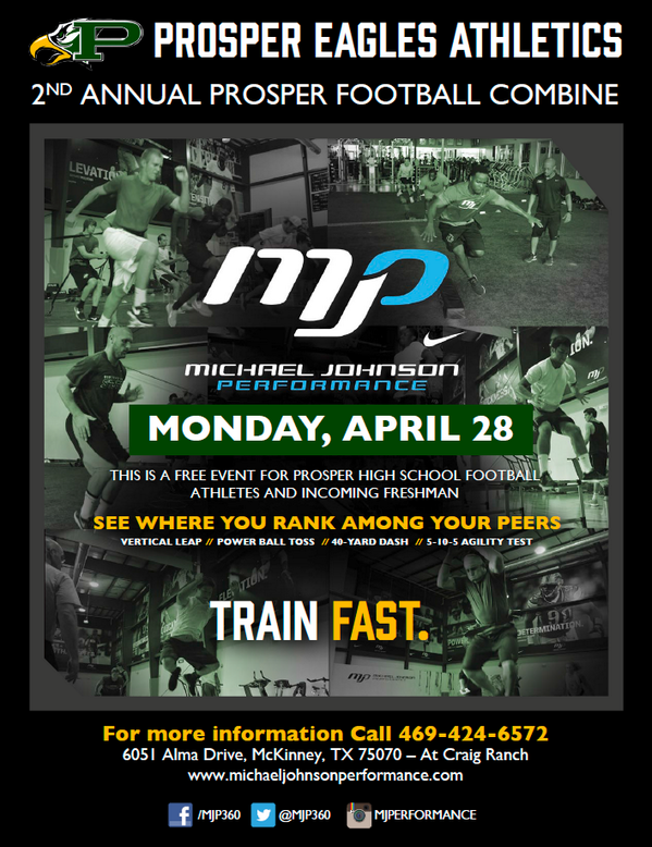 thebetarock's tweet image. See you Monday @ProsperEagleFB ! #TrainFast