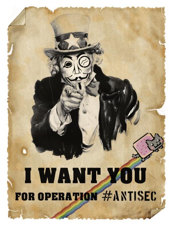 Join us in CryptoCat room "AntiSec"
Operation Anti-Security: