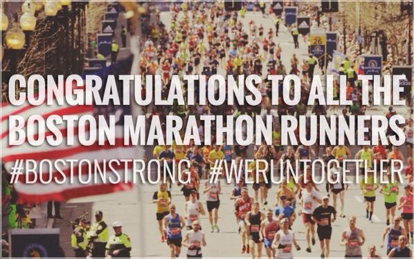 RETWEET to congratulate all the runners of the #BostonMarathon &amp; see photos here: bit.ly/1k4mgTa
