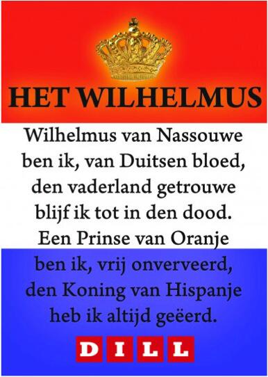 #Koningsdag zaterdag kom naar DILL, #budget 2.0 eten en als jij het Wilhelmus zingt dan betalen wij jouw #diner