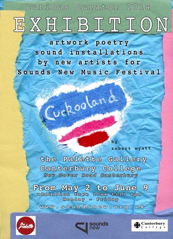 #Art, #poetry &amp; #sound exhibition at #SoundsNew2014: Curious Curator @KentCreativeArt <a href="/kentculture/">Kent Culture & Creative Economy Service</a> <a href="/kentcreates/">kentcreates</a>