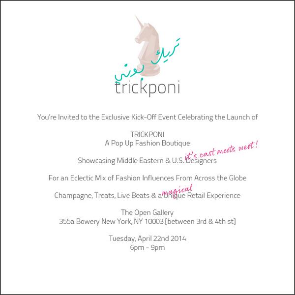 Join us at the <a href="/Trickponi/">Trickponi</a> pop-up tonight! Featuring <a href="/Hadria_NYC/">Adrianna Christina</a> <a href="/DegenNYC/">DEGEN</a> <a href="/Katie_Gallagher/">KATIE GALLAGHER</a> <a href="/ElectricPicks/">Electric Picks</a> and more!