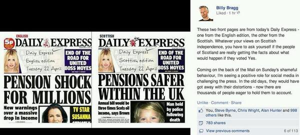 Well said Billy Bragg