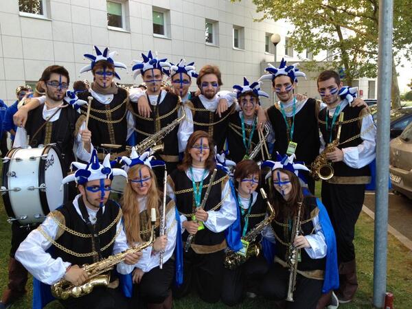 Fier d'avoir participé à l'ambiance cette année! Le trophée reste au soleil! #FanfareKedge #CEcricome14 #kedgebsMRS