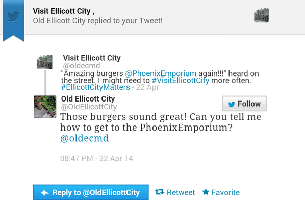 This made us giggle. We all know you follow your nose when you #VisitEllicottCity because there is so much great food