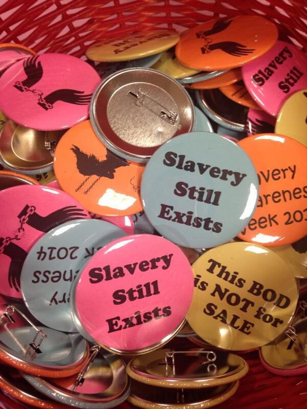 #SlaveryAwarenessWeek continues <a href="/WashburnUniv/">Washburn University</a>. Stop by the table in the union to learn more.