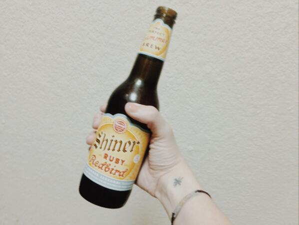 psencikk's tweet image. Nectar of the gods. Thank you @shinerbeer #rubyredbird