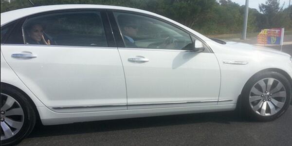 9NewsAdel's tweet photo. One lucky viewer scored a wave from the Duchess on her way to the #NorthernSoundSystem. #RoyalVisitAus #9News http://t.co/KM88NbmHPo