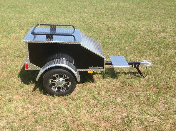 FreedomMT's tweet image. Black is the new chrome! Stop out and take a look at the new T13 model motorcycle trailers on freedommotorcycletrailers.com