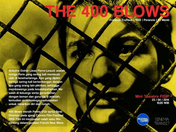 Pagi ini #sinematransit 03 akan singgah di mini theatre fisip pada pukul 10.00, mari teman teman datang menonton...
