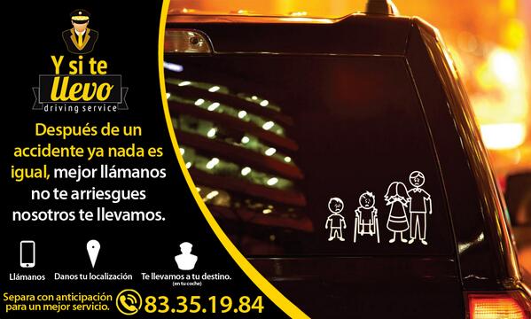 Ysitellevo's tweet photo. Después de un accidente ya nada es igual, mejor llámanos no te arriesgues nosotros te llevamos. http://t.co/VjUFU4c7XL