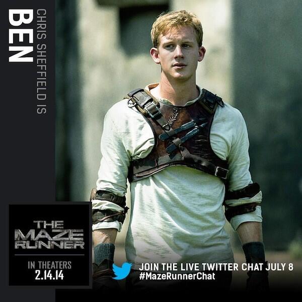 MazeRunnerRP's tweet photo. Ben || Chris Sheffield || Open http://t.co/3NxzhszbYQ