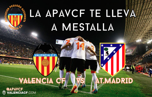 apavcf's tweet photo. El APAVCF sortea 6 entradas para el partido de Liga VCF-ATMADRID. Solo tienes que seguirnos y hacer RT para concursar http://t.co/soNAv1O3DN