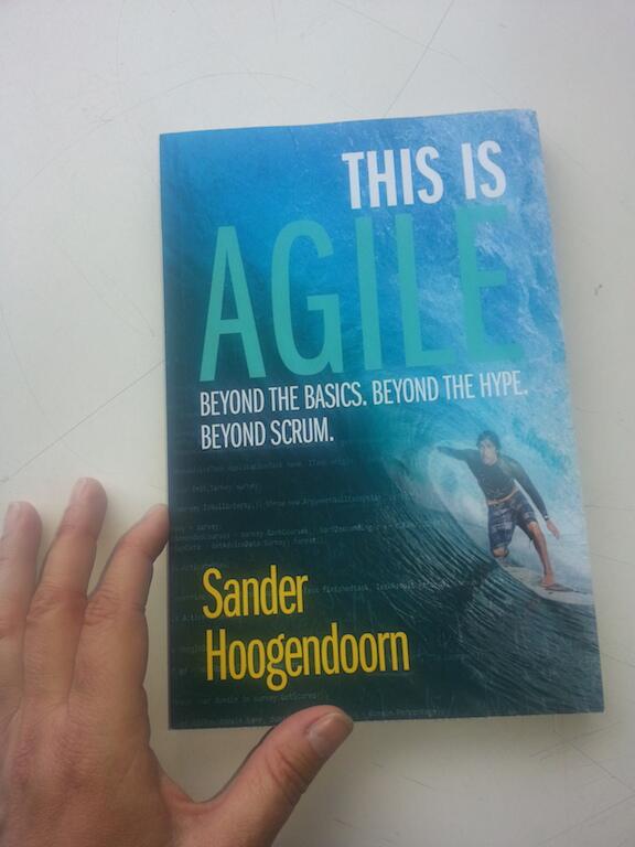 hillaryjohnson's tweet photo. "This is Agile" by @aahoogendoorn now in English, in paperback, from @dymaxicon! http://t.co/kPFCY7te9H http://t.co/urROWae4c6