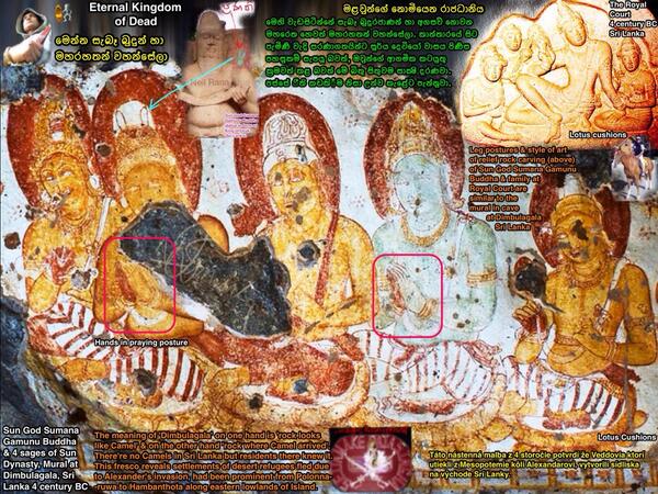 srf007's tweet image. True Sun God Buddha &amp;amp; #rahath #ravana #gamunu #srilanka #fresco #dimbulagala #art #vedda #royal #uk