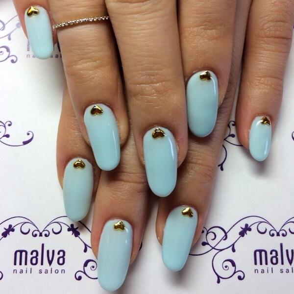 ট ইট র 戸島花 Ooyachaaan1228 Malvanail かわいい 単色ネイルすきー ট ইট র