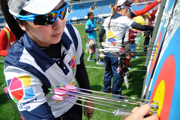 #WCShanghai ranking round underway! Follow the #archery scores live online: [bit.ly/1rhtu9p]