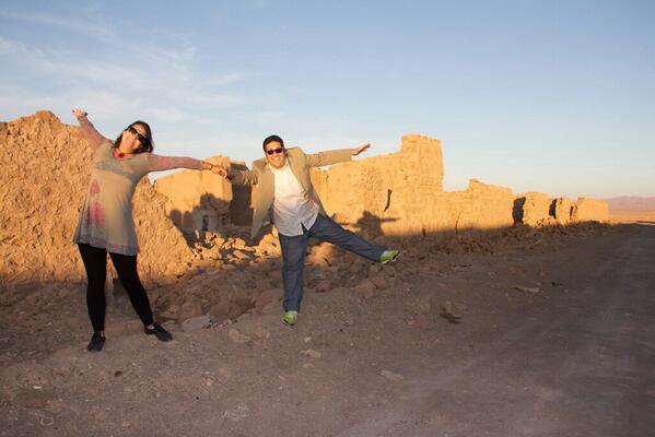 #HappyWorldDay my selfie with my sweethart @fernibm83 #WorldSelfie in the atacama's desert CHILE