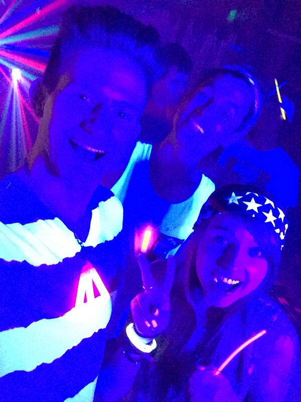 Blacklight scene!