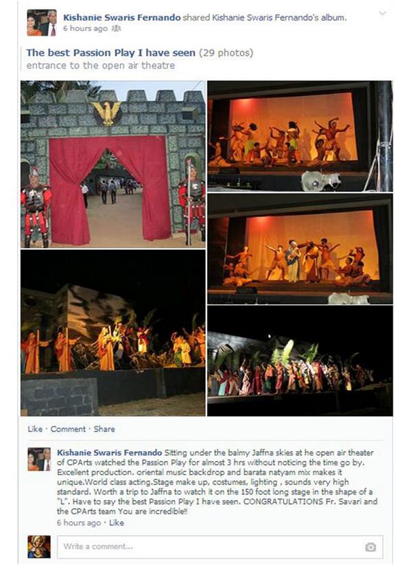cpajaffna's tweet photo. #some_comments_From_a_Well_Wisher about passion play 2014 http://t.co/JeKwVsoy8r