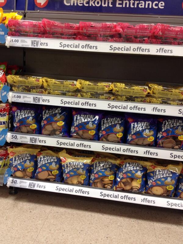 New cupcake lines only a £1 also flying saucers for 50p <a href="/rob_carley/">Rob Carley</a>