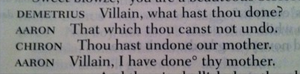 TechnicallyRon's tweet photo. William Shakespeare, world renowned English poet, playwright, actor and the inventor of the 'Your mum' retort http://t.co/BKeTM2UHFm