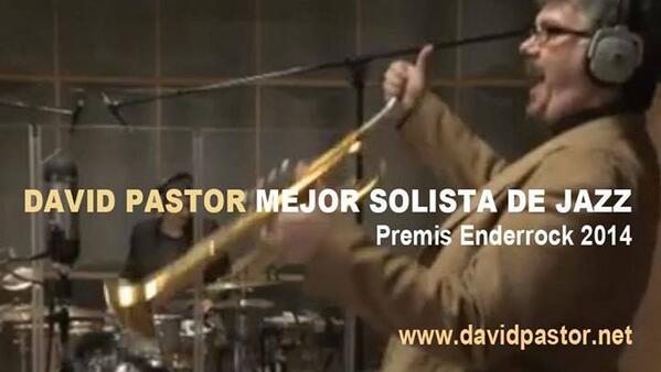 XimoTebar's tweet image. #JazzValencia El trompetista valenciano #DavidPastor MEJOR SOLISTA DE #JAZZ  Premis Enderrock 2014 categoria jazz