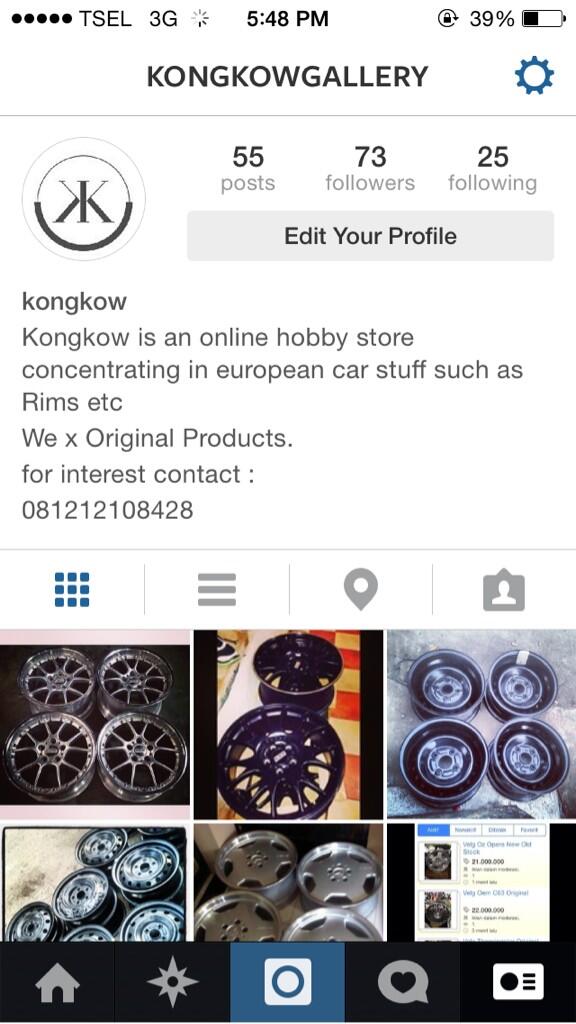 Rynputra's tweet photo. Follow instagram @KONGKOWGALLERY banyak velg original eropa dan masih banyak lagi http://t.co/6lz6DSzq90