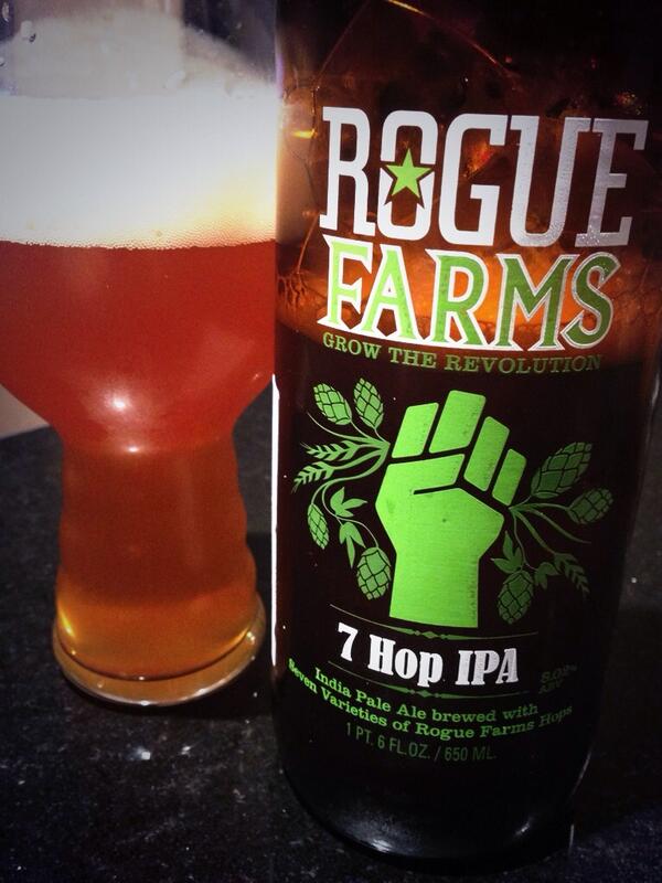RogueAles's tweet photo. Every night. RT @SuperDuane: Great night for hops #7HopIPA glorious layers of flavours http://t.co/xLfxphm0DP