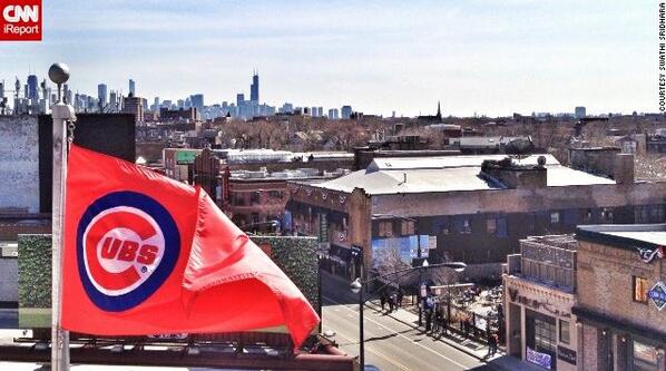 CNN (@cnn) on Twitter photo Wrigley Field feels like 'home' 100 years later cnn.it/1jAjhPl via <a href="/cnnireport/">@news321123</a> #WrigleyField100 Wrigley Field feels like 'home' 100 years later cnn.it/1jAjhPl via <a href="/cnnireport/">@news321123</a> #WrigleyField100
