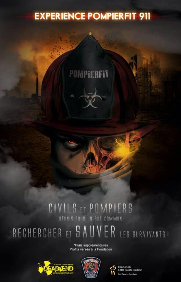 PompierFit's tweet image. Veux-tu vivre l'Expérience PompierFit à la Dead End Race du 11 mai au Mont-Habitant?