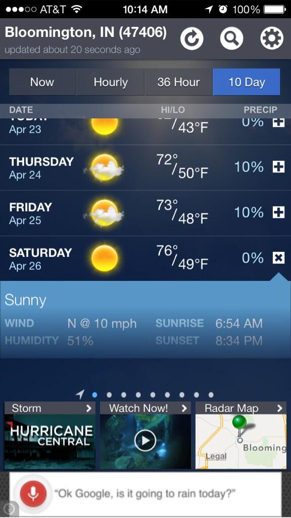 Probably the best race day weather in the last 10 years. #Little500