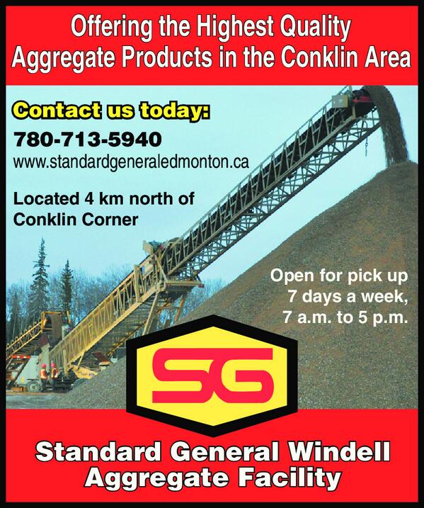 StandardGeneral's tweet image. SG Conklin, open for gravel sales, contact us today!