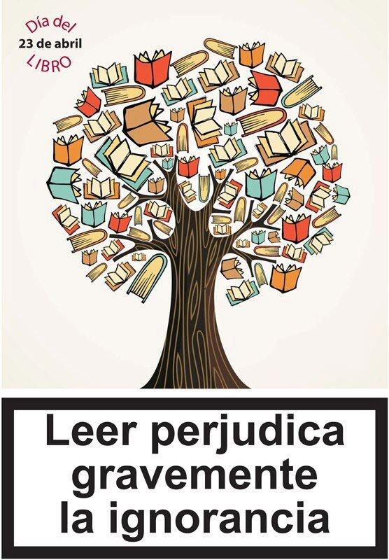 1061Pachuca's tweet photo. 23 de Abril. ¡Día Internacional del Libro! #FelizDiaDelLibro
"Leer perjudica a la ignorancia". http://t.co/nxPEmqhRH2