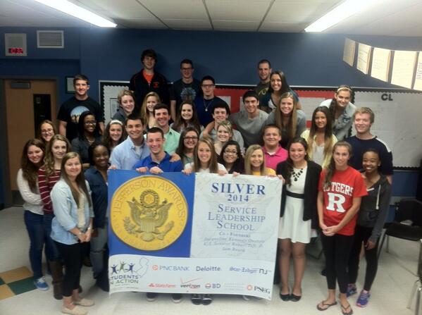 Another great SIA year!! Jefferson Award -Winning Silver!! #studentsinaction #missinggoldby1point