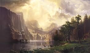 kirnicholas's tweet image. Late #EarthDay post - Bierstadt's Among the Sierra Nevada Mountains. Remember the power of nature. #missingmountains