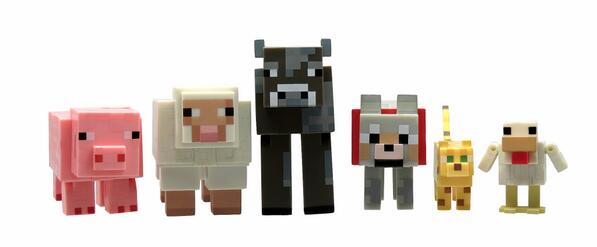 Jazwares's tweet image. The #Minecraft animals have gotten loose! Retweet and follow for a chance to catch and win them.