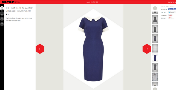 HarrietSpencePR's tweet photo. .@TheNeverTeam feature @ThePrettyDress in their #DressEdit <3 http://t.co/CTWM5nN7Ay