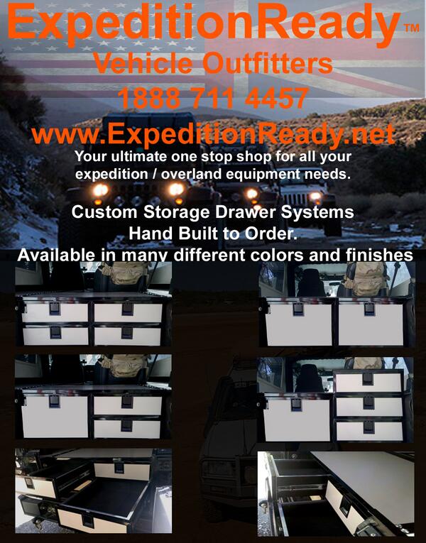 ExpeditionRead's tweet image. Check out our new line of custom hand made storage drawer systems. Made in the USA.