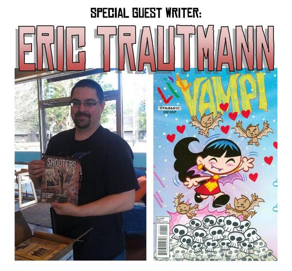lilaccitycon's tweet image. Special Guest Update: writer Eric Trautmann! @MyFoxSpokane @conventionscene #spokanecomicon @DynamiteComics