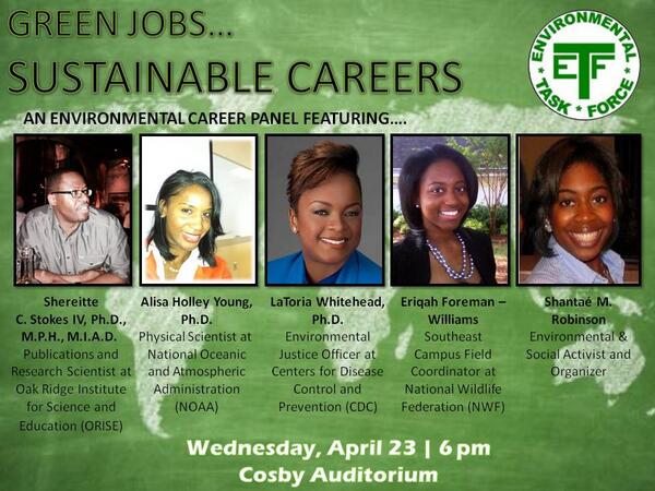 SpelmanETF's tweet image. Don't forget about the Career Panel TODAY at 6PM in Cosby Auditorium!